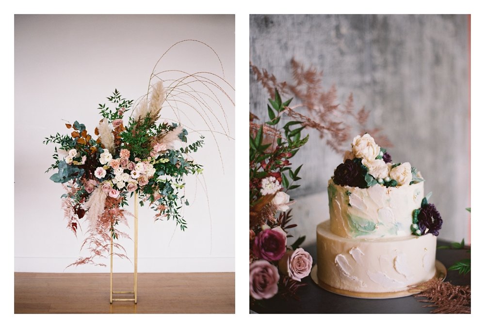 buttercrream flowers cake, wedding cake, wedding flowers