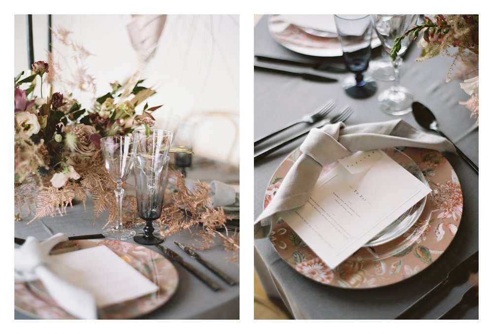wedding table details, wedding linens, grey napkins, wedding table decor