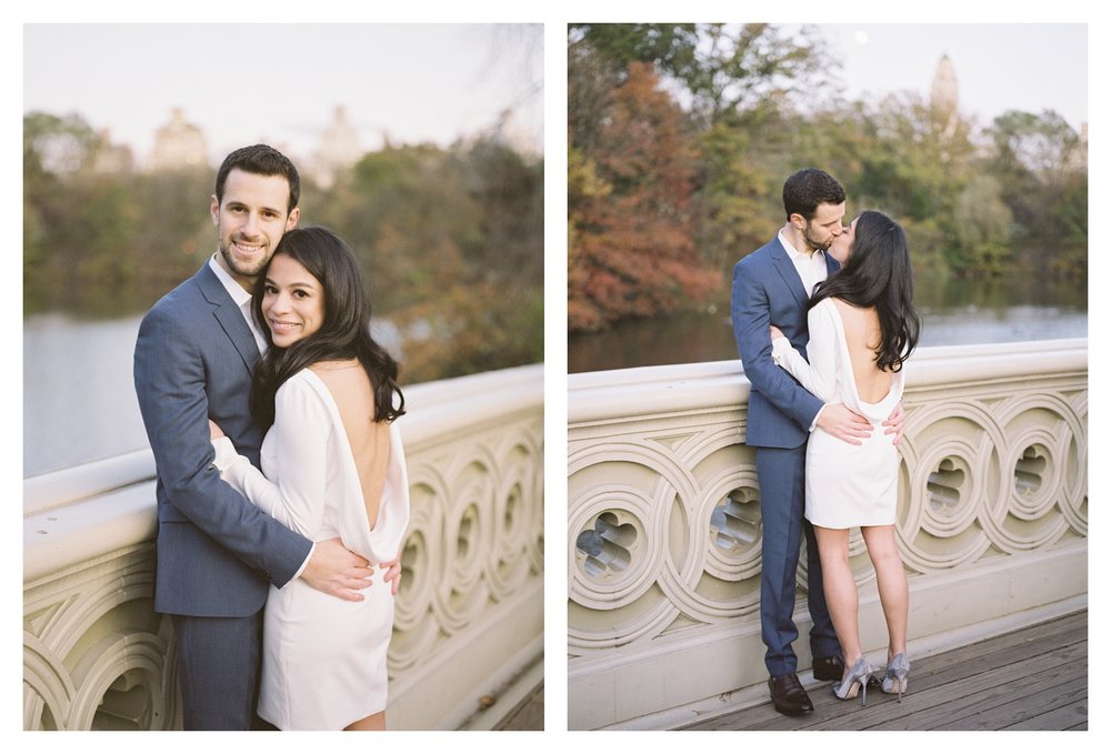 Fall engagement session in Central Park