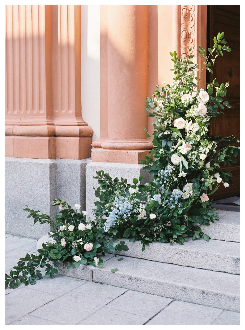  floral arrangements wedding ceremony arches, italy church wedding, church wedding in italy, lake como wedding, lake como wedding ceremony decor, church wedding decorations, church wedding flowers, wedding ceremony ideas, wedding ceremony decorations, wedding ceremony florals, wedding ceremony flowers, wedding greenery, wedding greenery decor 