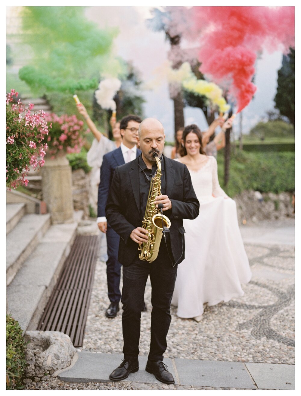  bride and groom entrance, bride and groom entrance to reception, bride and groom entrance to reception fun, bride and groom entrance to reception photography, bride and groom entrance to reception ideas, bride and groom entrance smoke bomb, lake como wedding, lake como wedding venues, lake como wedding villas, lake como wedding photography, wedding reception ideas, lake como wedding reception, lake garda weddings, italy wedding veneus 