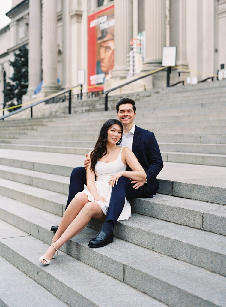 Metropolitan Museum of Art Engagement, NYC Engagement Photographer, Anna Gianfrate Photography